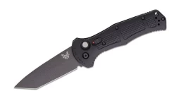 Benchmade Claymore Auto Knife Black Grivory (3.6" Black Serr) 9070SBK