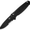 Benchmade CLA Automatic Knife Black G-10 (3.4" Black Serr) 4300SBK -ProTech Store benchmade 4300sbk cla serrated jm thumb