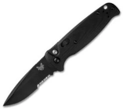 Benchmade CLA Compact Lite Auto Knife Green/Black (3.4" Black Serr) 4300SBK-1