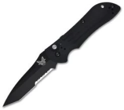 Benchmade 9101SBK Auto Stryker Automatic Knife Next Gen (3.6" Black Serr)