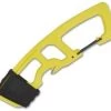 Benchmade Yellow Strap Cutter Rescue Hook W/ Carabiner 9CB-YEL -ProTech Store benchmade 9cb yel strap cutter carabiner closed thumb