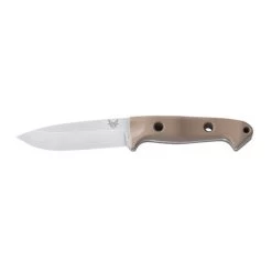 Benchmade 162-1 Bushcrafter Sibert Knife Sand G-10 (4.43" Satin)