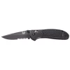 Benchmade Griptilian AXIS Lock Knife Gray/Blue G-10 (3.45" Black Serr) 551SBK-1 2 Benchmade Griptilian AXIS Lock Knife Gray/Blue G-10 (3.45" Black Serr) 551SBK-1 -ProTech Store bm 551sbk 1