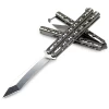 Benchmade 67 Tanto Recurve Balisong Butterfly Knife (4.25" Satin) 2 Benchmade 67 Tanto Recurve Balisong Butterfly Knife (4.25" Satin) -ProTech Store bm 67