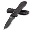 BENCHMADE 9101SBK AUTO STRYKER, 3.60 IN. 154CM STAINLESS TANTO BLADE, ALUMINUM HANDLES, BLACK COMBO EDGE -ProTech Store download 4