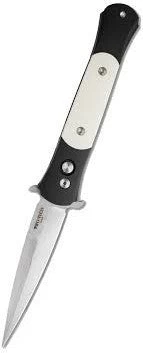 Protech The Don Tuxedo Automatic Ivory Micarta + Clip (3.5" Satin) 1751