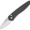 Protech Half-Breed Automatic Knife Black (1.95" Stonewash) 3605 -ProTech Store protech 3605 half breed ltd first run satin folder open thumb
