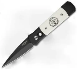 Protech Godson Chris Kyle Custom Tuxedo Automatic Knife (3.15" Black) -ProTech Store protech ck752 cm large