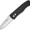Emerson Protech CQC7-A Spear Point Auto W/ Solid Handle (3.25" Stonewash Serr) -ProTech Store protech emerson cqc7 a stonewash serr e7a2 thumb