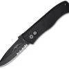 Emerson Protech CQC7-A Spear Point Auto W/ Solid Handle (3.25" Black Serr) E7A4 -ProTech Store protech emerson e7a4 serr thumb