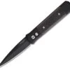 Protech Godfather Automatic Knife Black W/ Carbon Fiber (4" Black) 901BT -ProTech Store protech godfather 901BT thumb