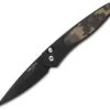 Protech Newport Automatic Knife Camo G-10 (3" Black) 3425 -ProTech Store protech newport black handle camo g10 black blade thumb