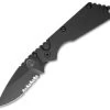 Strider + Protech SnG Automatic Knife Solid Black Aluminum (3.5" DLC Black Serr) 2404 -ProTech Store protech strider 2404 cm thumb
