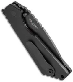 Strider + Protech SnG Automatic Knife Solid Black Aluminum (3.5" Black) 2403 -ProTech Store protech strider 2404 side cm thumb