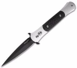 Protech The Don Automatic Knife Carbon Fiber + Clip (3.5" Black) 1745