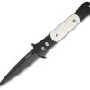 Protech The Don Automatic Knife Tuxedo Ivory Micarta + Clip (3.5" Black) 1752 -ProTech Store protech the don tuxedo 1752 thumb