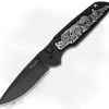 Protech TR-3 Shaw Skull Automatic Knife Coin Struck Inlay (3.5" Black) TR-3.42 -ProTech Store protech tr 3 42 skull cm large