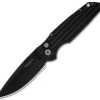 Protech Tactical Response TR-3 Automatic Knife W/Grooves (3.5" Black) BT -ProTech Store protech tr 3bt tactical response III black plain thumb