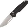 Protech Tactical Response III Black TR-3 PS W/ Grooves (3.5" Bead Blast Serr) -ProTech Store protech tr 3ps serr thumb