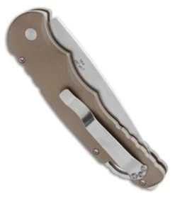 Protech TR-4.1DS Tactical Response 4 Automatic Knife Desert Sand (4" Stonewash) -ProTech Store protech tr 4 1ds tactical response 4 desert sand glass breaker side thumb